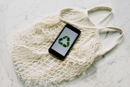 Eco-friendly bag with phone